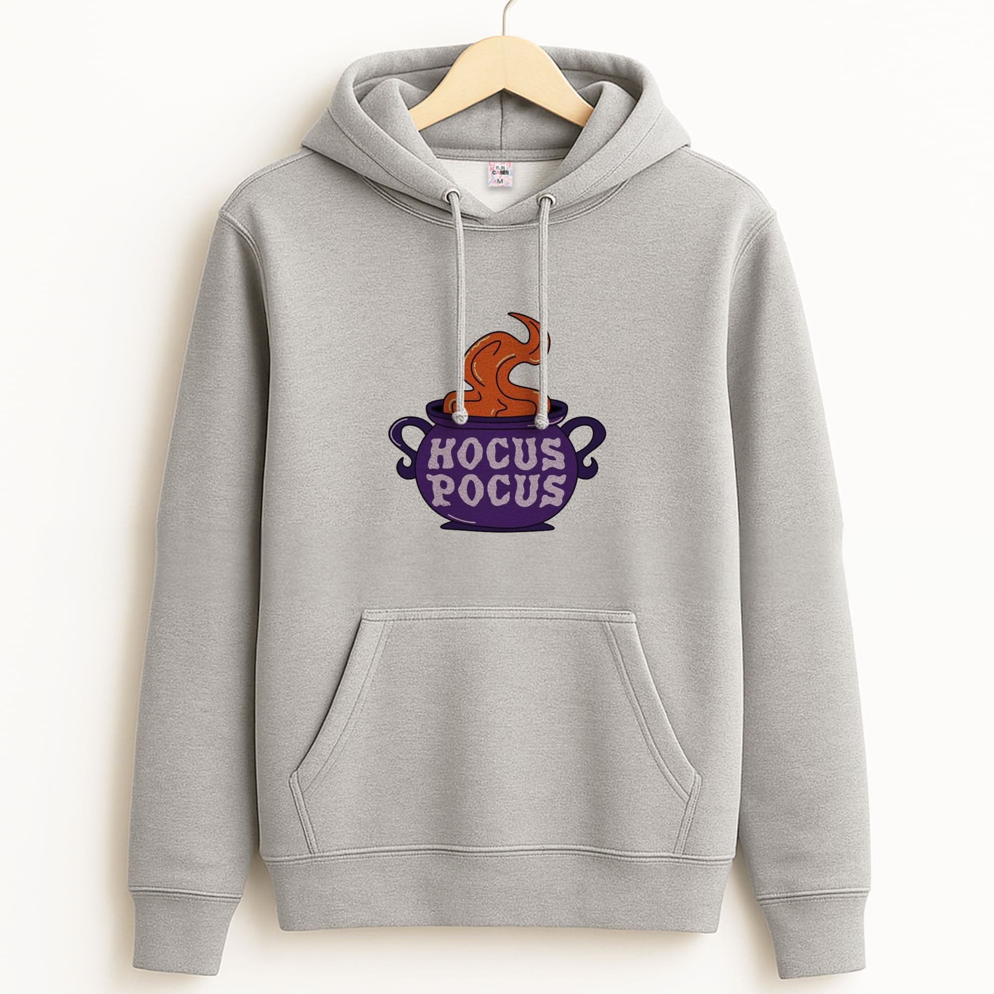 Hocus Pocus Cauldron Unisex Grey Hoodie