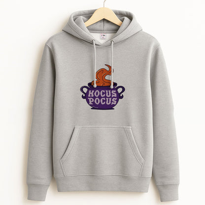 Hocus Pocus Cauldron Unisex Grey Hoodie