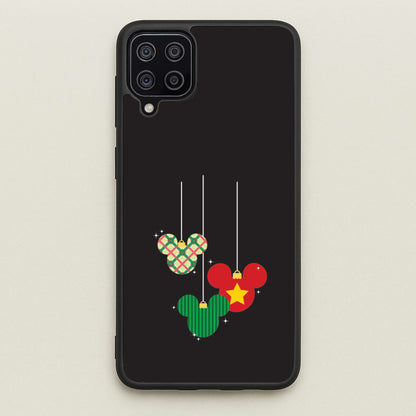 Cartoon Mouse Hanging Baubles Galaxy A12 Case