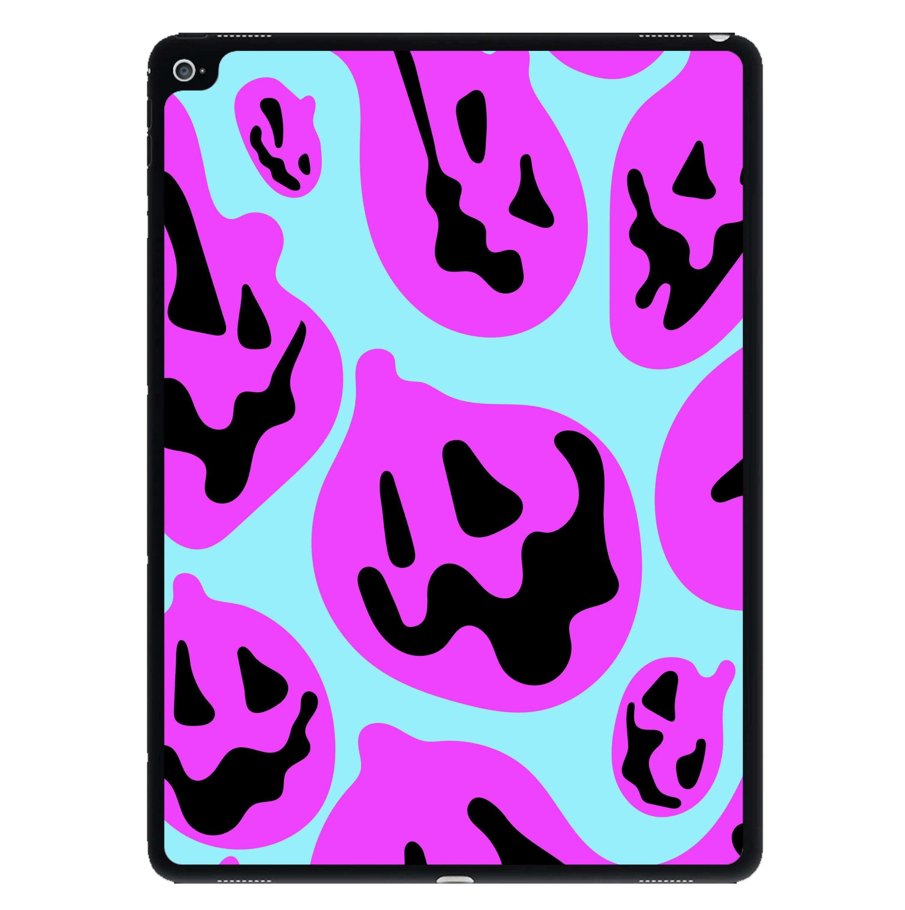 Pumpkin Blue Pattern iPad Case