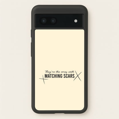 Matching Scars Google Pixel 7a Case
