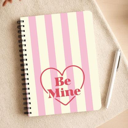Be Mine Stripey Notepad