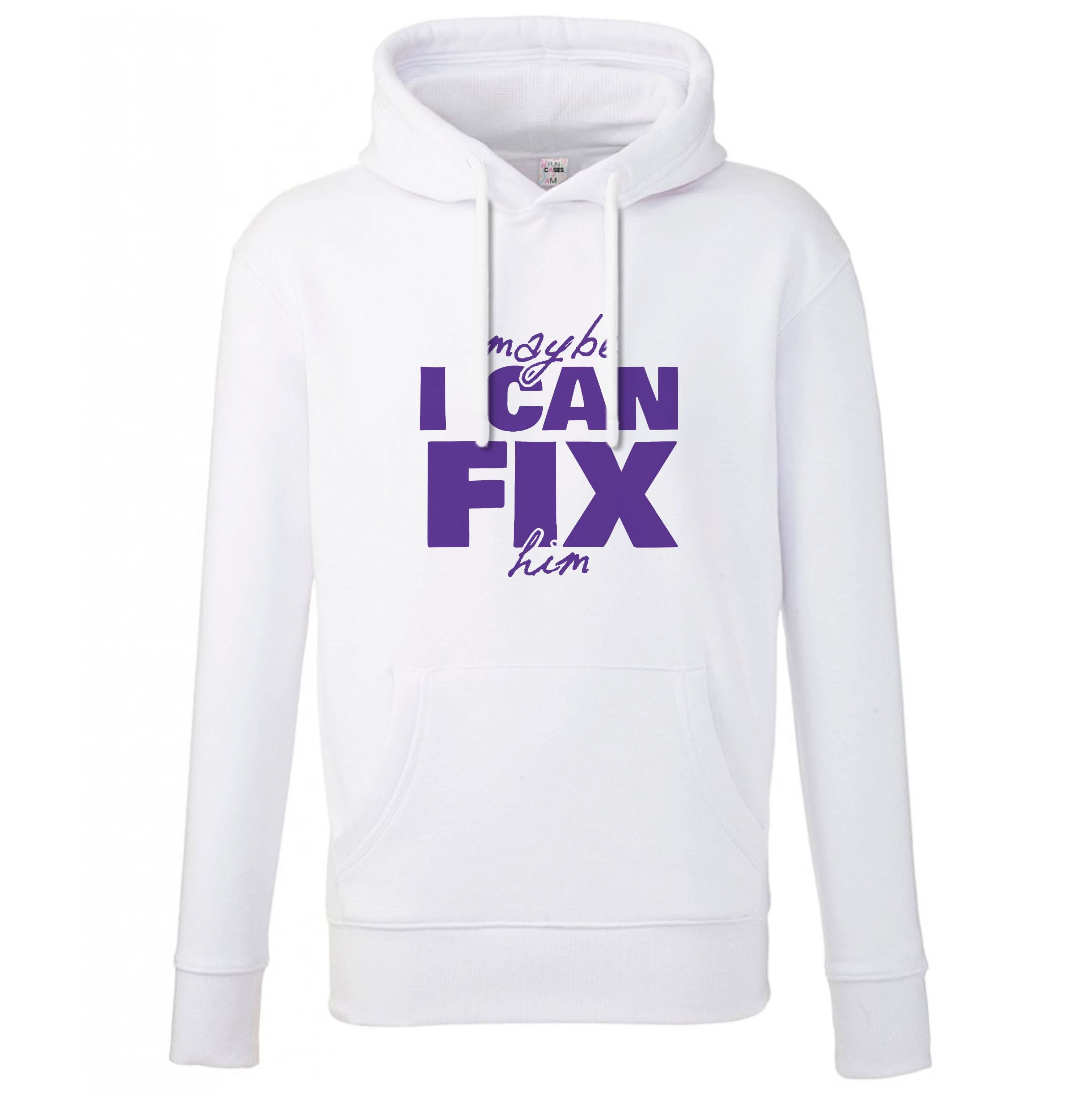 Maybe I Can Fix Him Purple Hoodie