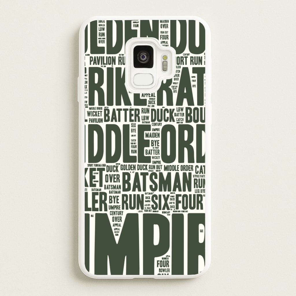 Cricket Wordscape Galaxy S9 Case