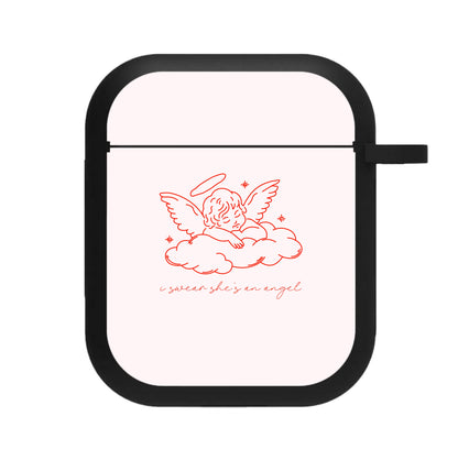 I Swear Shes An Angel - Clean Girl Aesthetic AirPods Case