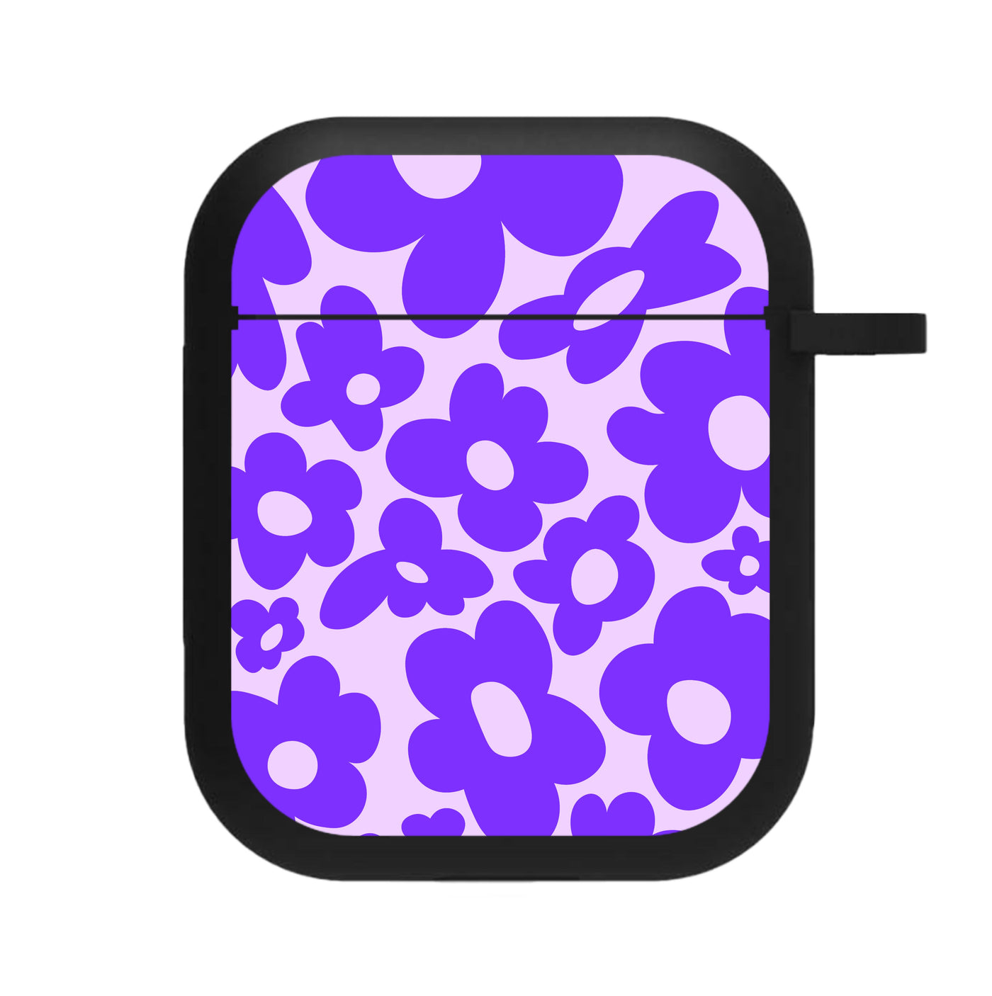 Purple Flowers - Trippy Patterns AirPods Case