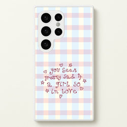 Dreamy Plaid Galaxy S24 Ultra Case