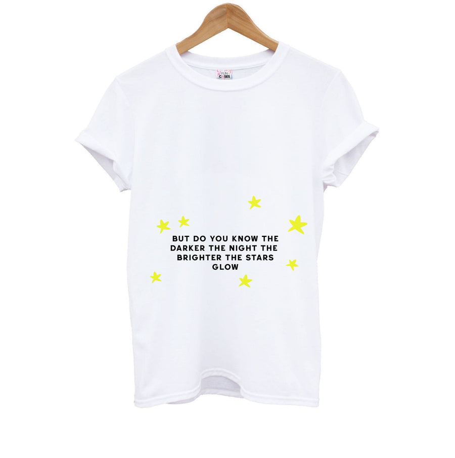 Brighter The Stars Glow - Katy Perry Kids T-Shirt