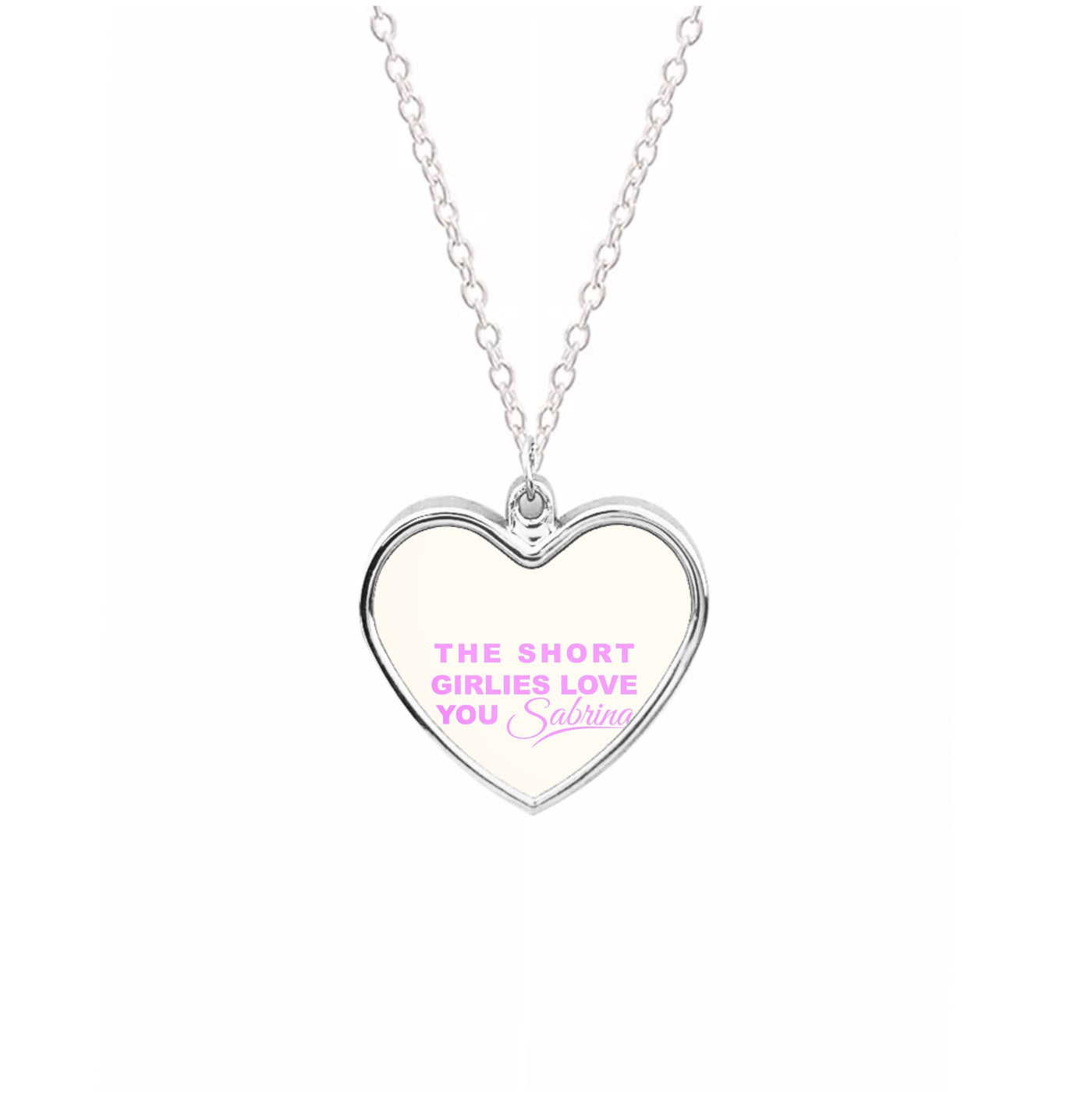 The Short Girlies Love You Sabrina Necklace