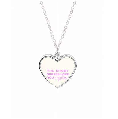 The Short Girlies Love You Sabrina Necklace