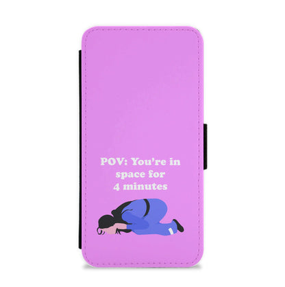 POV: You're In Space For 4 Minutes Flip / Wallet Phone Case