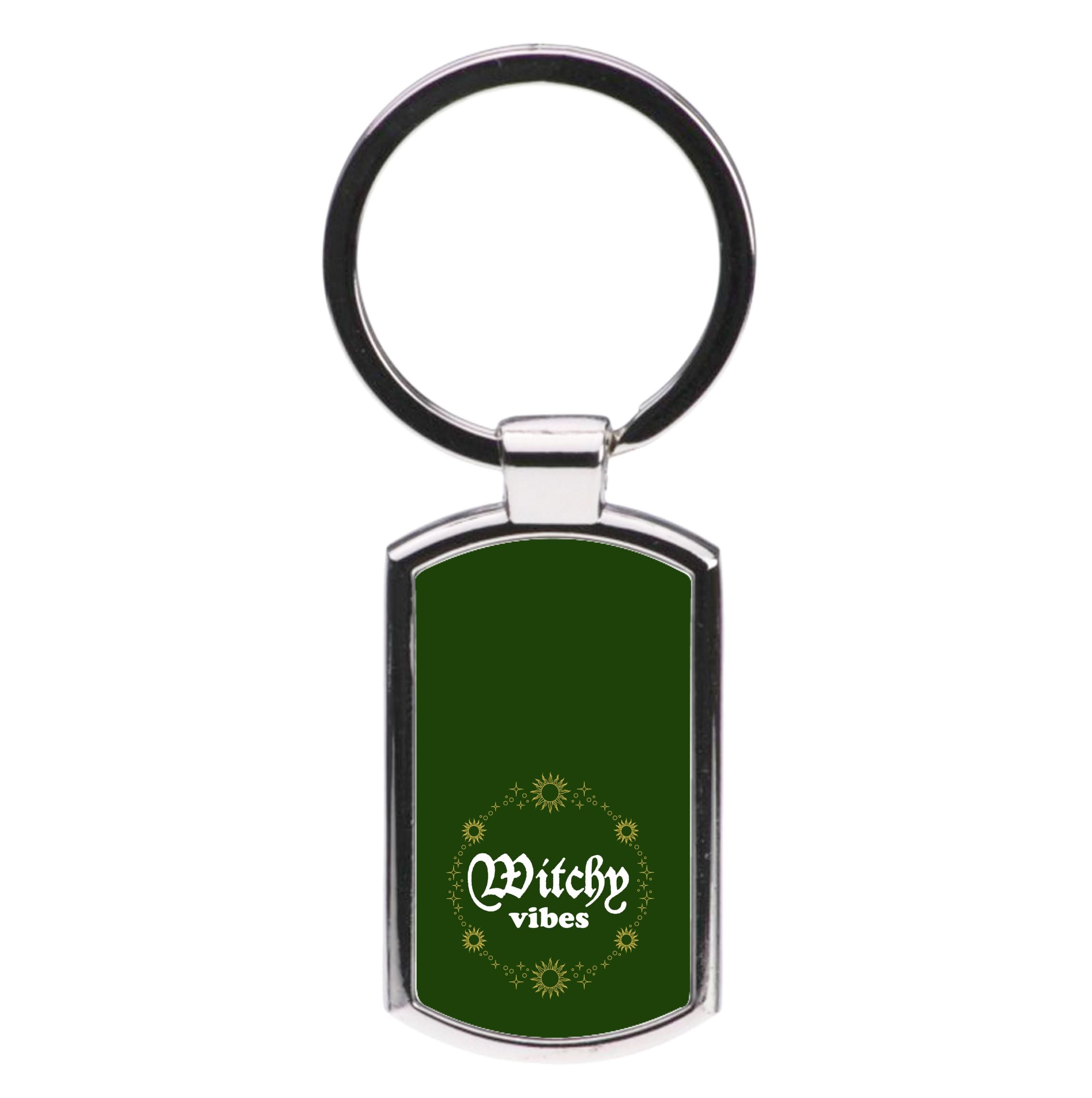 Witchy Vibes Green Luxury Keyring