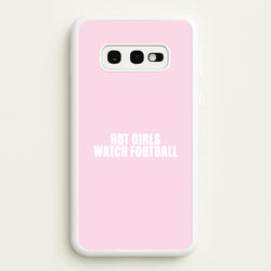 Hot Girls Watch Football Galaxy S10e Case