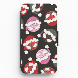 Spider Heroes Christmas Pattern Flip / Wallet Phone Case