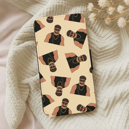 Ibiza Final Boss Pattern Leather Phone Case
