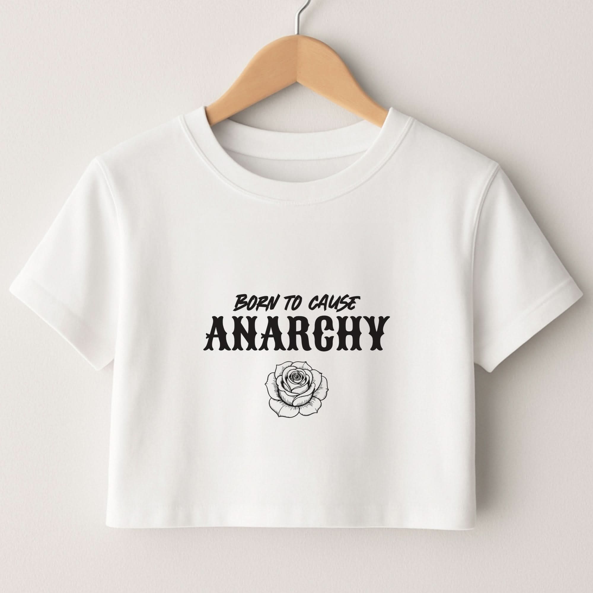 Born To Cause Anarchy Crop Top