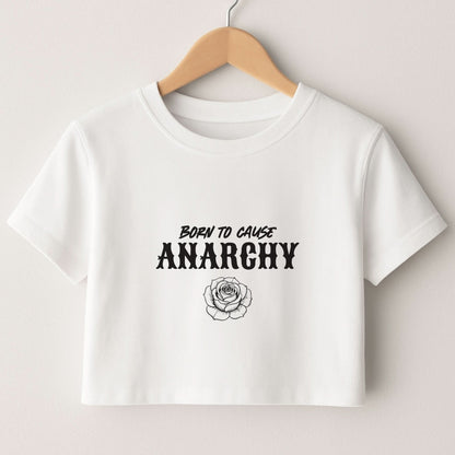 Born To Cause Anarchy Crop Top
