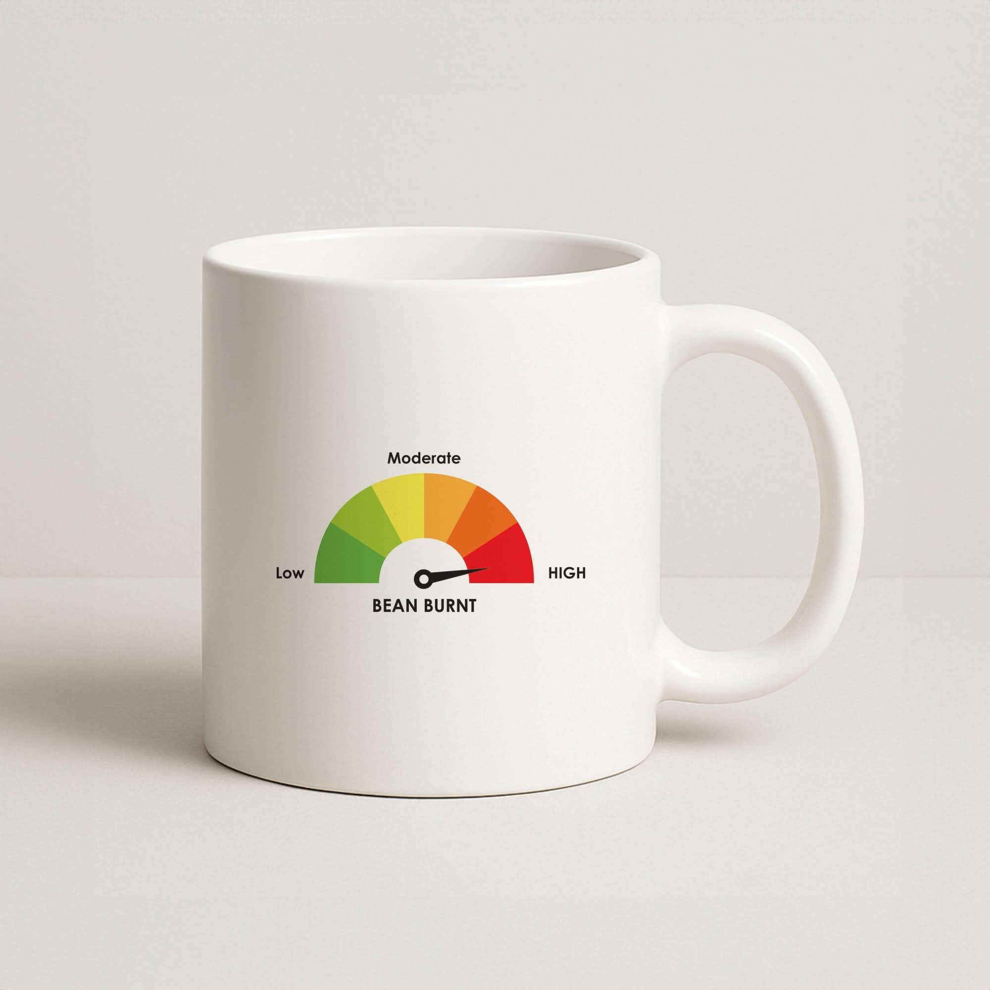 Burnt Bean Guage Coffee Mug