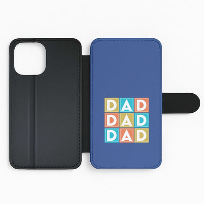 Dad Cubes Flip Phone Case