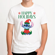 Cute Blue Alien Elf T-Shirt 4