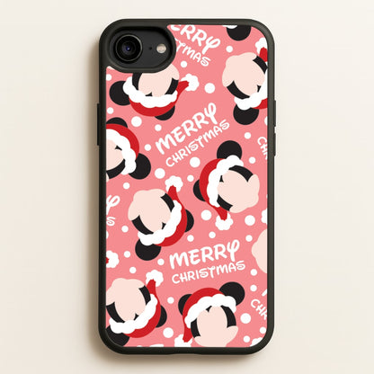 Merry Christmas Cartoon Mouse Pattern iPhone 6 / 7 / 8 / SE Case