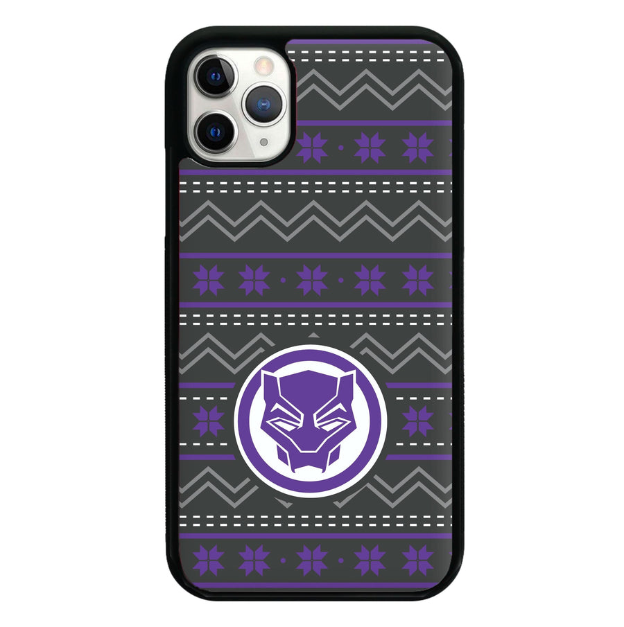 Panther Christmas Pattern Phone Case