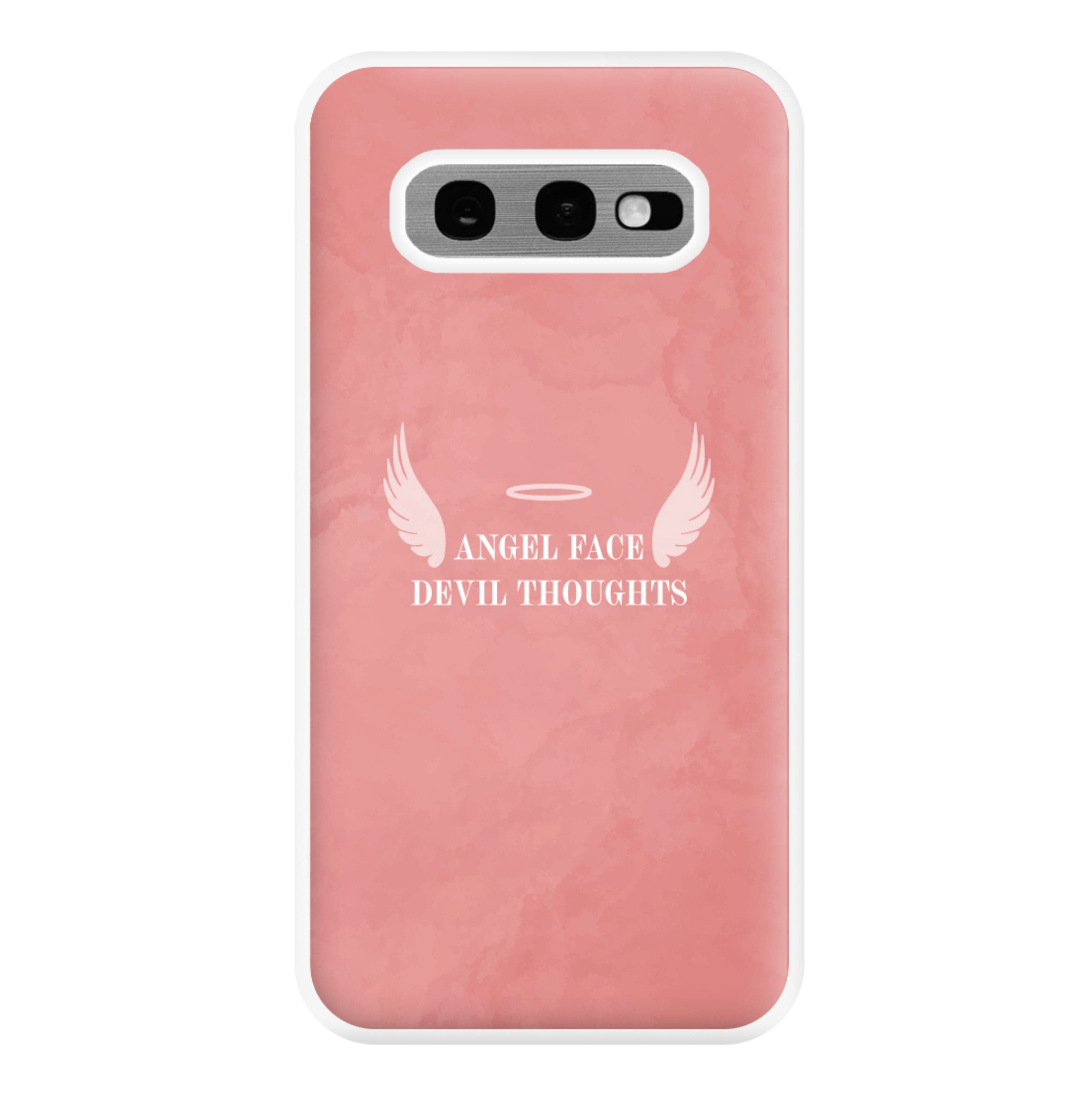 Angel Face Devil Thoughts Phone Case