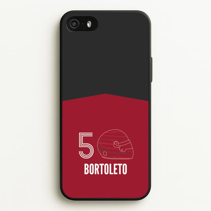 Bortoleto Helmet 2026 iPhone 5 / 5s / SE 2016 Case