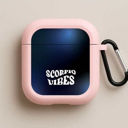 Scorpio Vibes Gradient Zodiac Pink AirPods Case