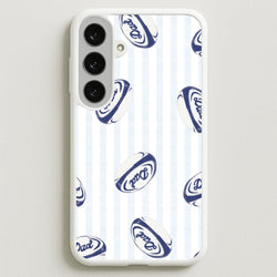 Dad Rugby Ball Pattern Galaxy S25FE Case