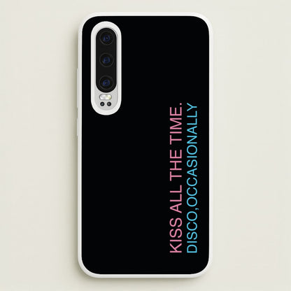 Disco Occasionally Text Huawei P30 Case