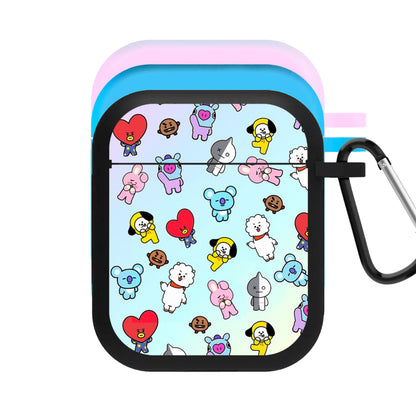 BT21 Collage - K Pop AirPods Case