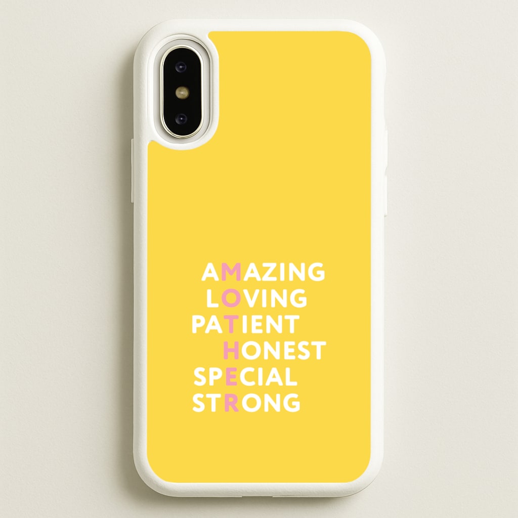 Mother Anagram iPhone X / XS Case
