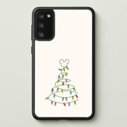 Cartoon Mouse Christmas Tree Lights Galaxy S20FE Case