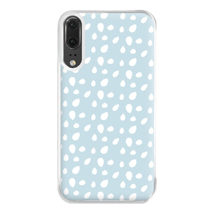 Pastel Blue Dots Phone Case