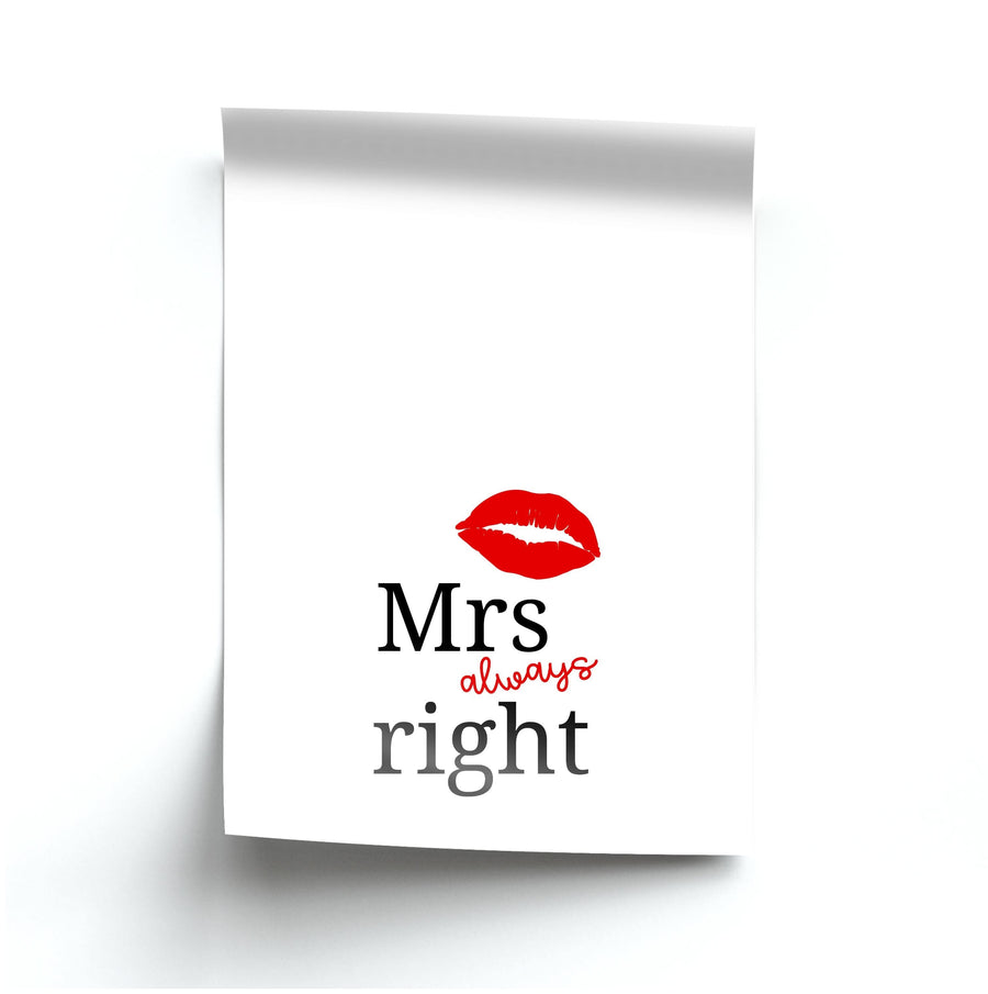 Mrs Always Right Poster