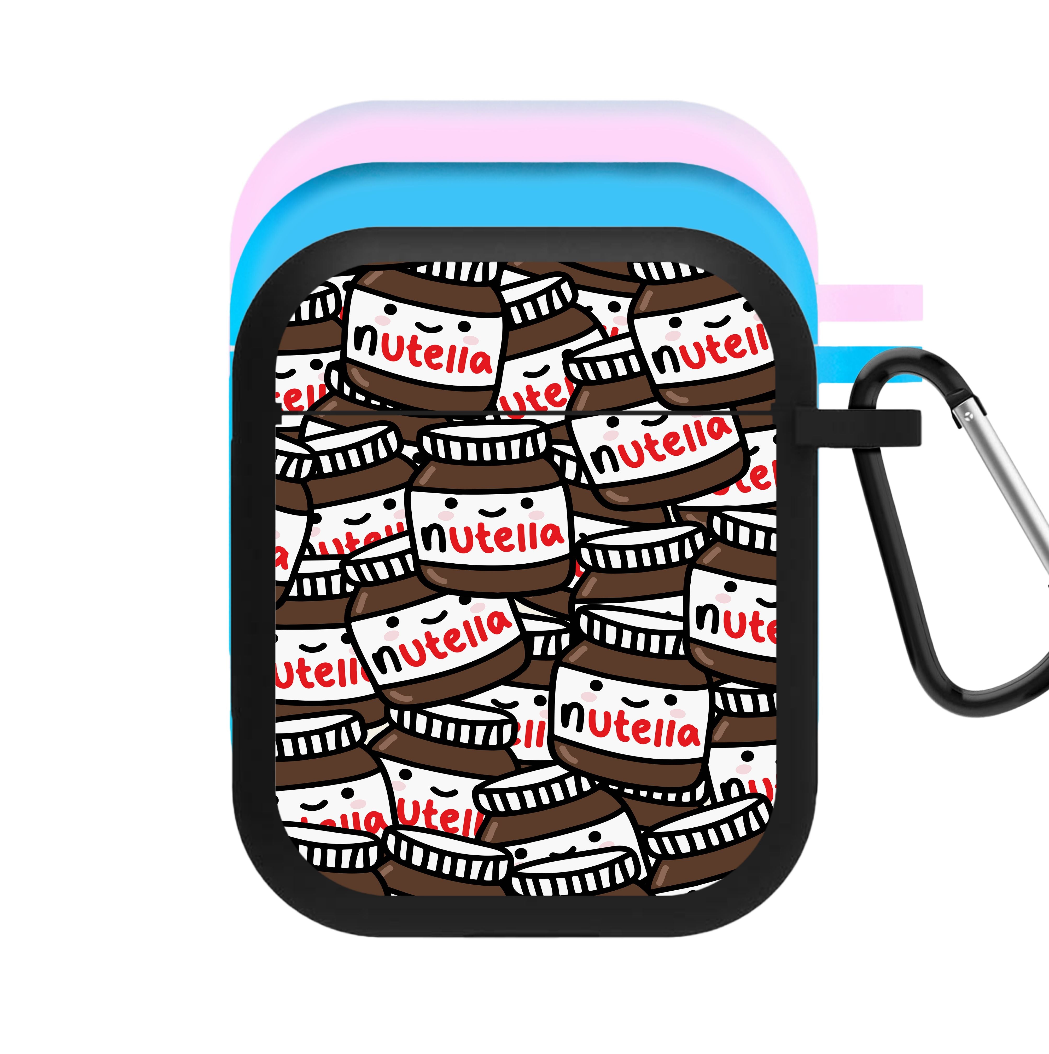 Cute Nutella Pattern AirPods Case