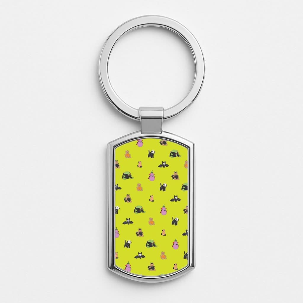 Halloween Plushies Pattern III - Halloween Luxury Keyring