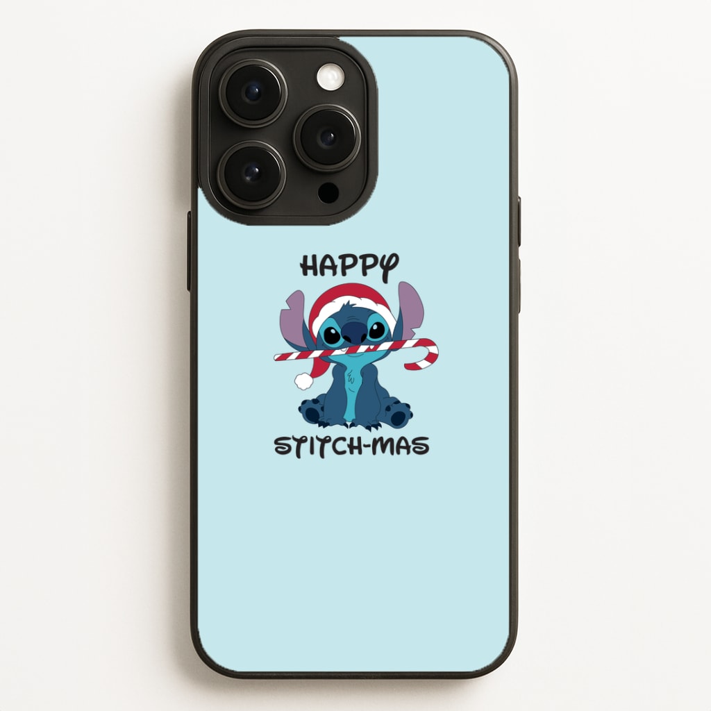 Happy Blue Alienmas - Christmas Phone Case for iPhone, Samsung Galaxy and Google Pixel