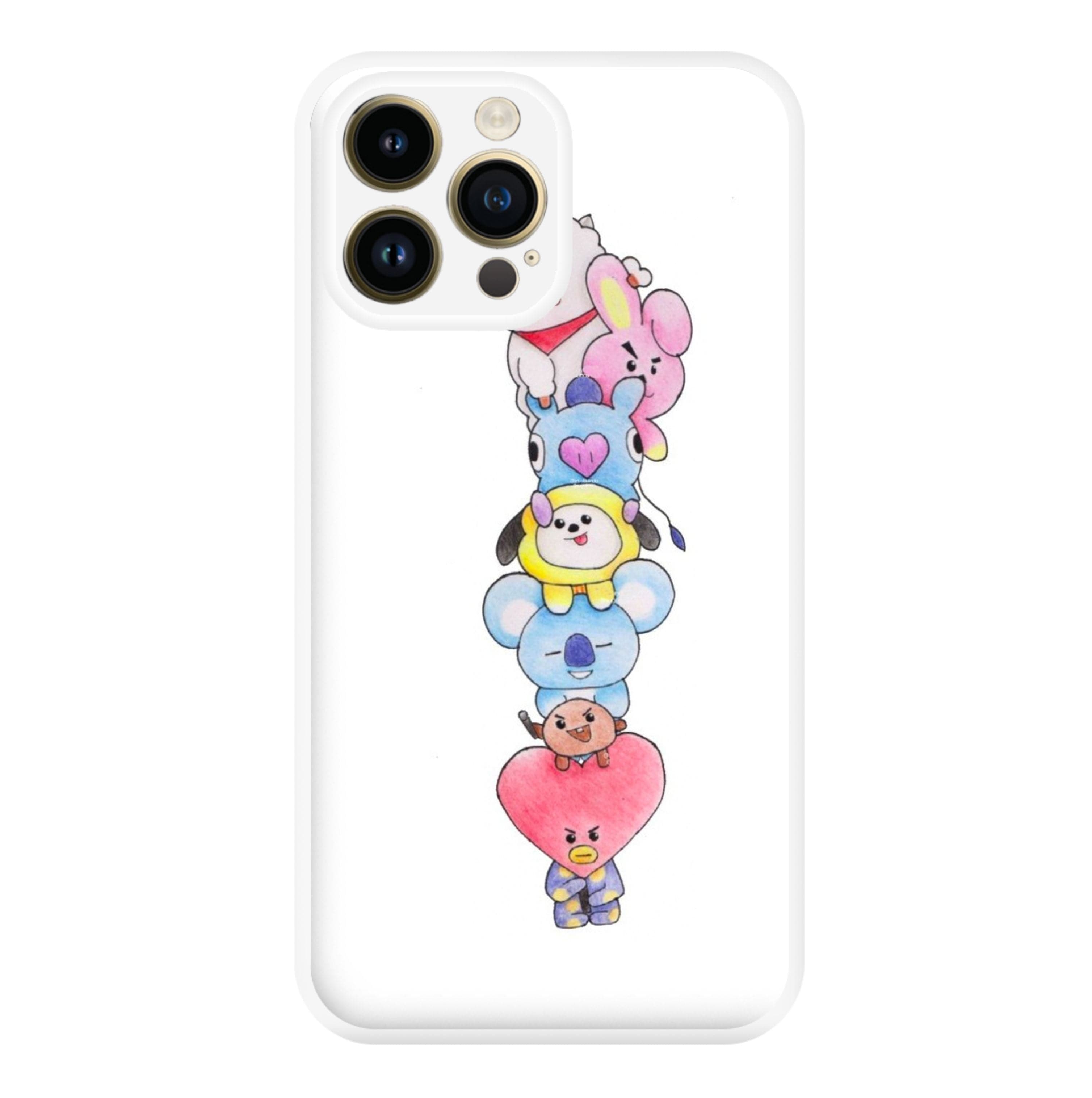 K-Pop Band BT21 Drawing Phone Case