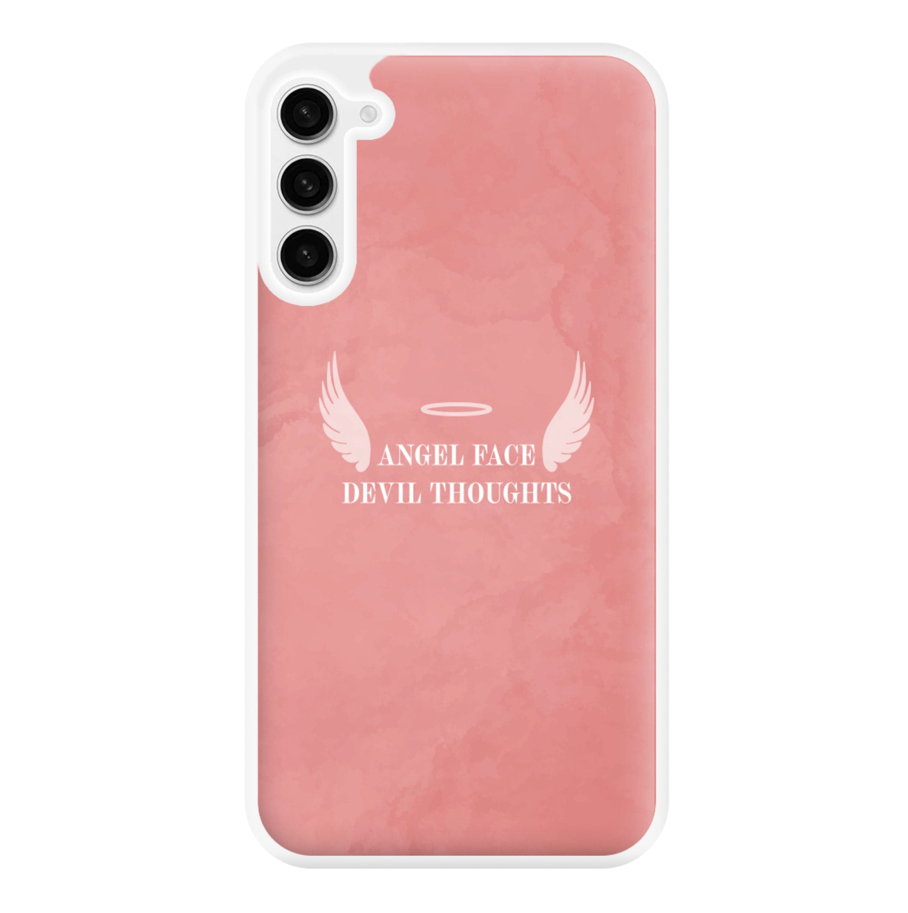 Angel Face Devil Thoughts Phone Case