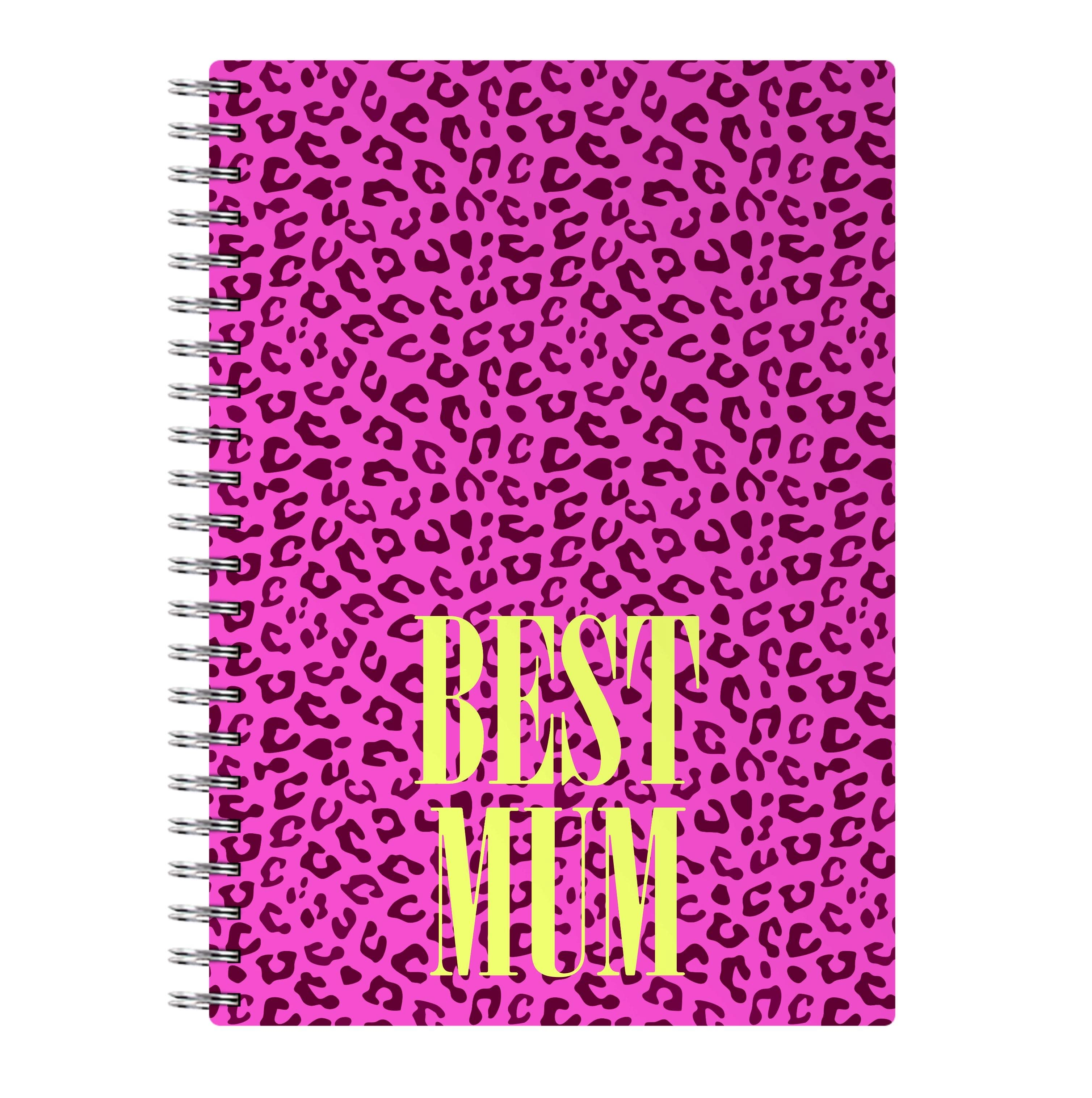 Best Mum Leopard Print Notebook