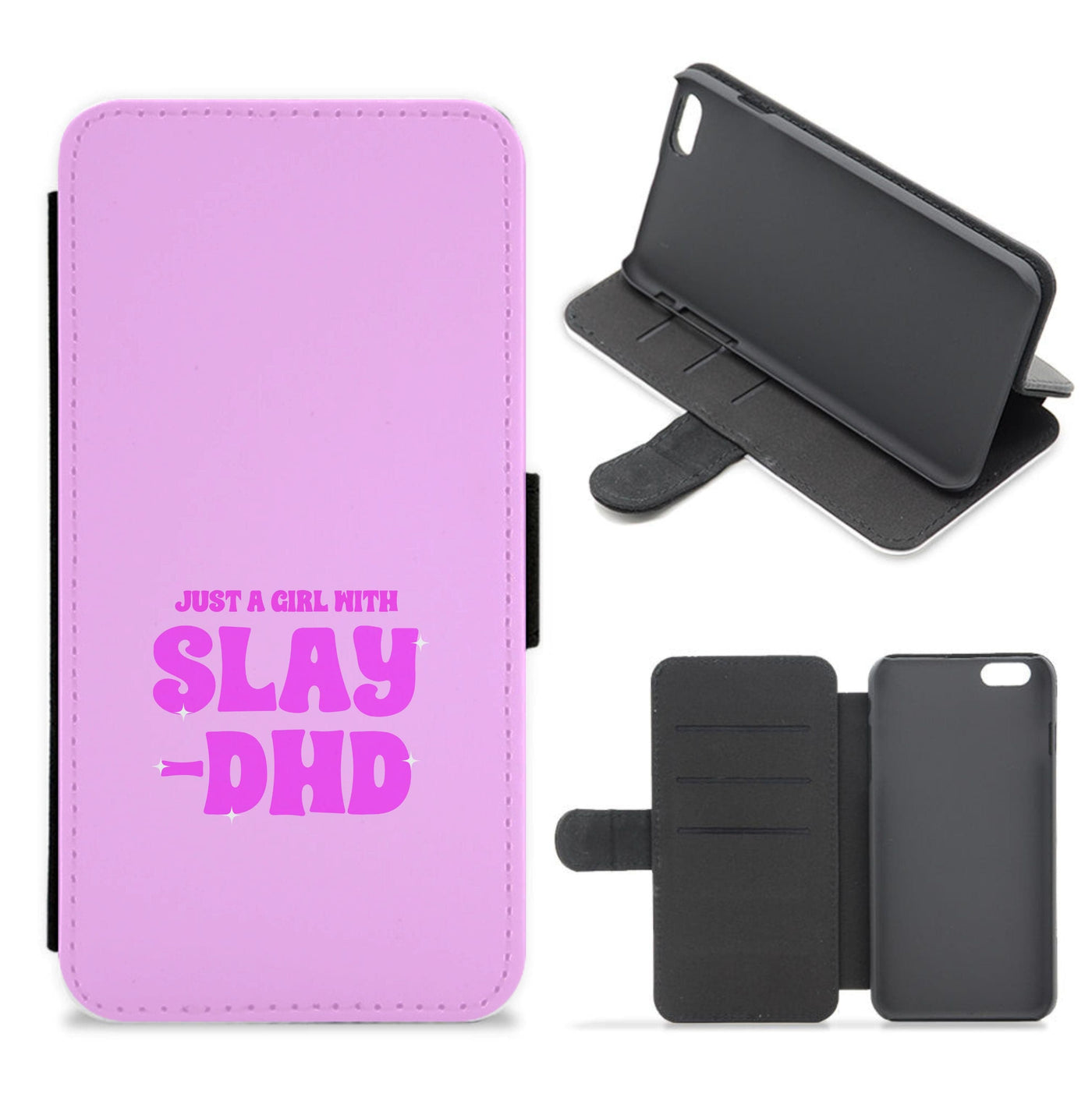 Just A Girl With Slay-DHD - TikTok Trends Flip / Wallet Phone Case
