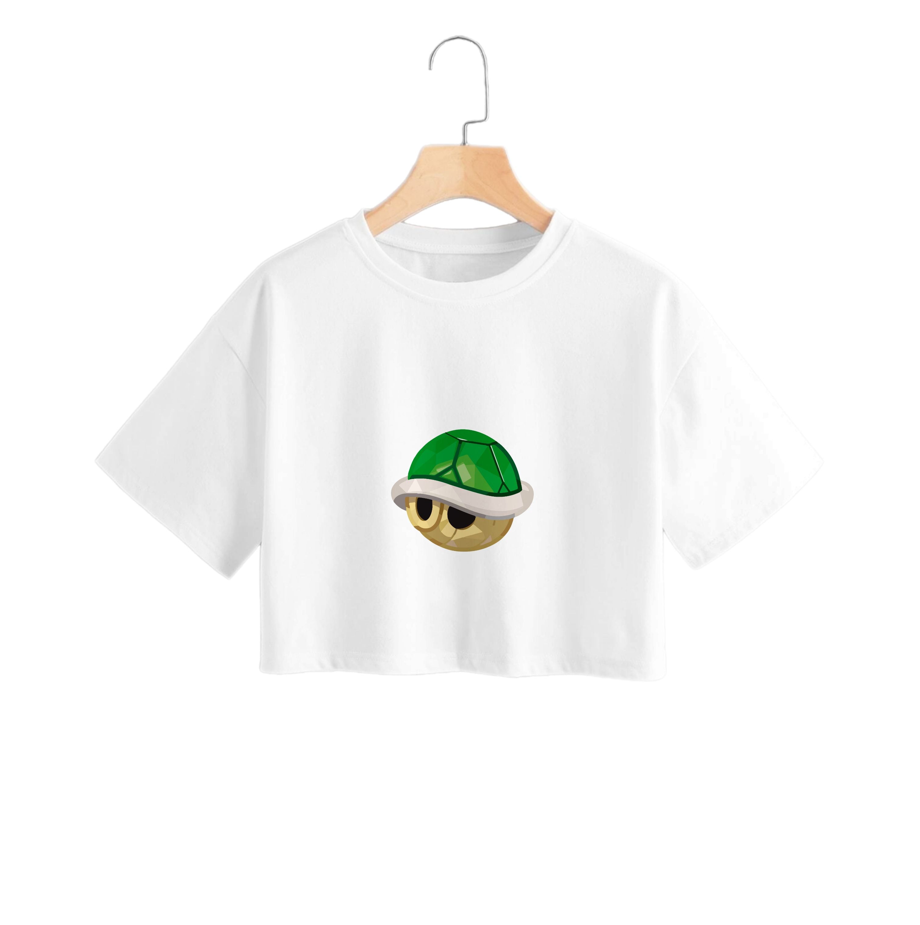 Green Koopa Troopa Shell - Mario Crop Top