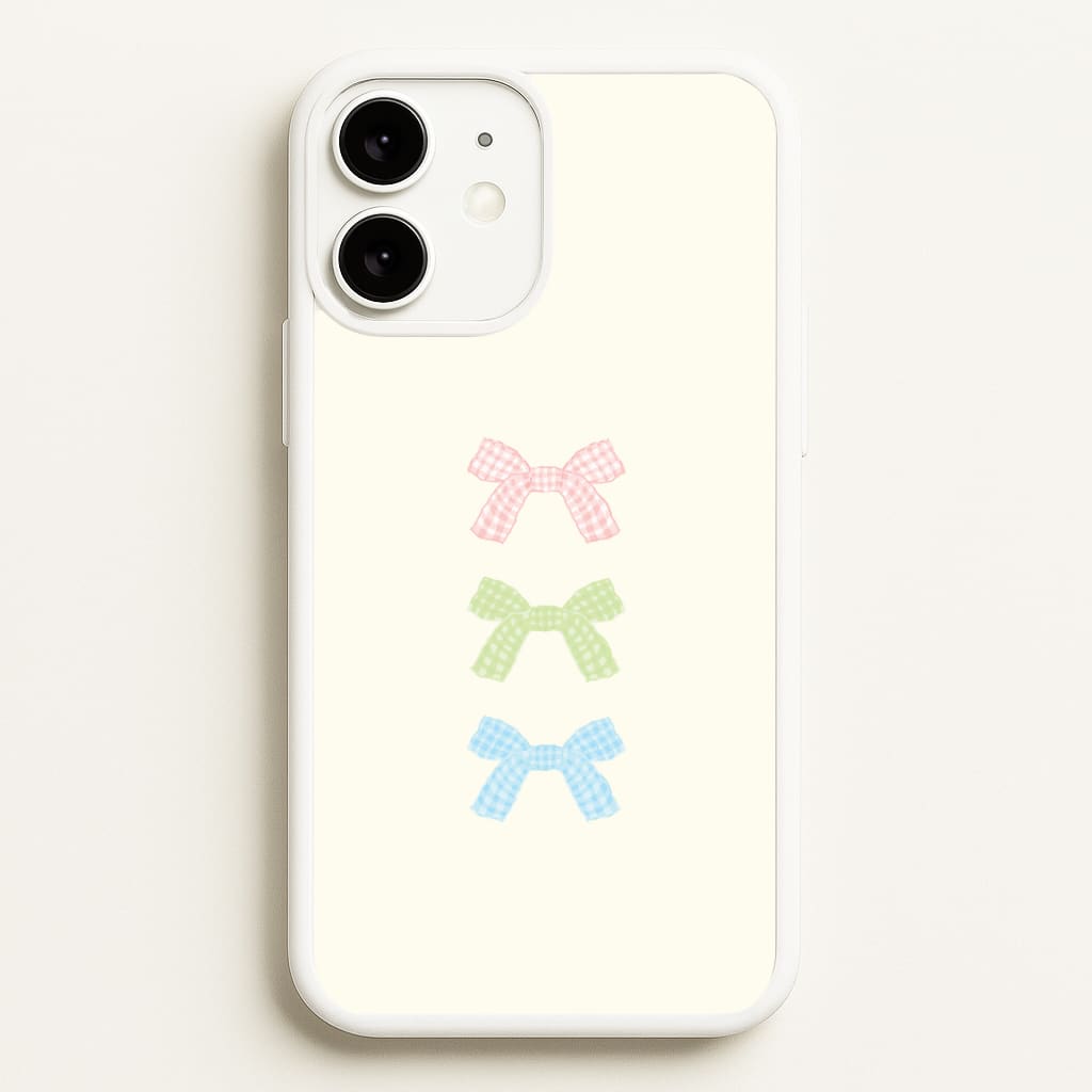 Gingham Tiered Ties iPhone 11 Case