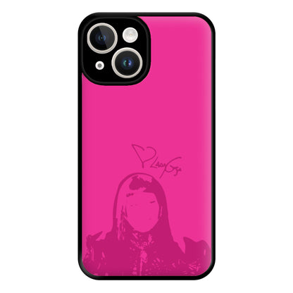 Pink Gaga Silhouette  iPhone 15 Case