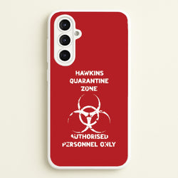 Hawkins Quarantine Zone Galaxy A16 Case