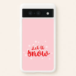 Let It Snow Snowflakes Google Pixel 8 Case