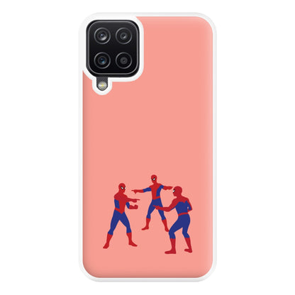 Spider Hero Pointing Meme Galaxy A12 Case