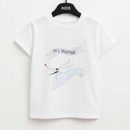 Stripey I'm A Nightmare Kids Unisex T-Shirt